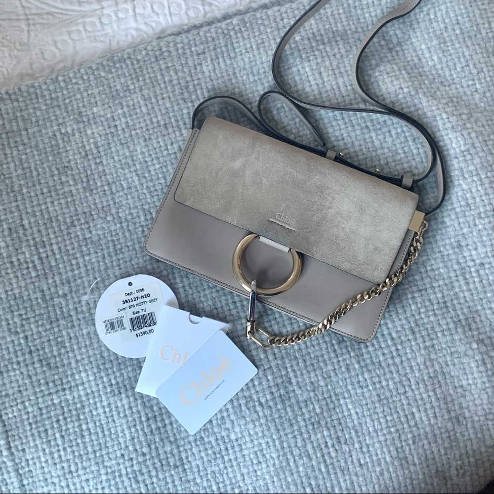 Chloe Faye Motty Grey Small Bag